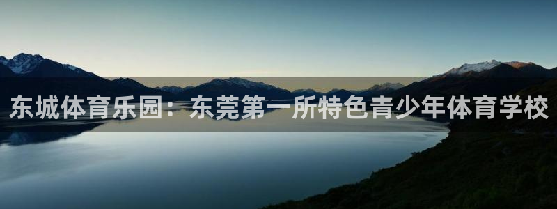 东城体育乐园：东莞第一所特色青少年体育学校