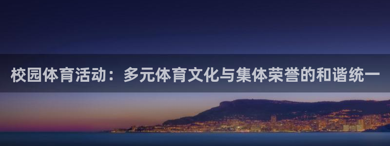 校园体育活动：多元体育文化与集体荣誉的和谐统一